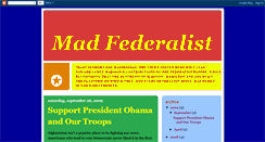 Desktop Screenshot of madfederalist.blogspot.com