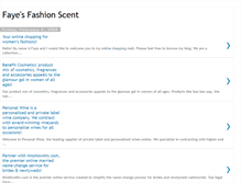 Tablet Screenshot of fayesfashionscent.blogspot.com