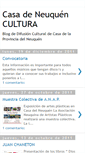 Mobile Screenshot of casadeneuquencultura.blogspot.com