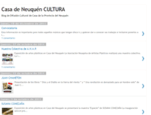 Tablet Screenshot of casadeneuquencultura.blogspot.com