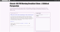 Desktop Screenshot of classic105.blogspot.com