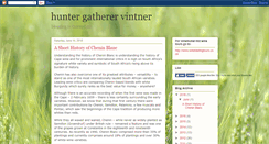 Desktop Screenshot of huntergatherervintner.blogspot.com