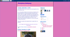 Desktop Screenshot of flirtationsknitwear.blogspot.com