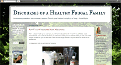 Desktop Screenshot of healthyfrugalfamily.blogspot.com