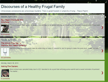 Tablet Screenshot of healthyfrugalfamily.blogspot.com