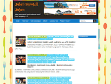 Tablet Screenshot of jalansambiljajan.blogspot.com