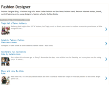 Tablet Screenshot of fashion-designer-blog.blogspot.com