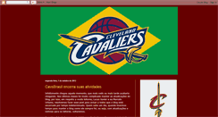 Desktop Screenshot of cavsbrasil.blogspot.com