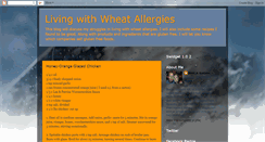 Desktop Screenshot of livingwithwheatallergies.blogspot.com