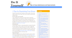 Desktop Screenshot of doityourself101.blogspot.com