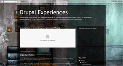 Desktop Screenshot of drupalexperiences.blogspot.com