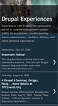 Mobile Screenshot of drupalexperiences.blogspot.com
