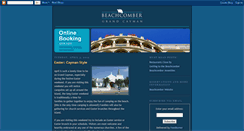 Desktop Screenshot of beachcombergrandcayman.blogspot.com