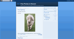 Desktop Screenshot of freeponiesinheaven.blogspot.com