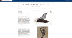 Desktop Screenshot of marimbaonartandlife.blogspot.com