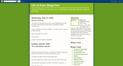 Desktop Screenshot of greenbeingfarm.blogspot.com