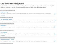 Tablet Screenshot of greenbeingfarm.blogspot.com