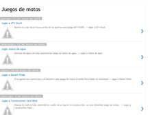Tablet Screenshot of motos-juegosdemotos.blogspot.com