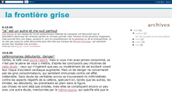 Desktop Screenshot of frontieregrise.blogspot.com