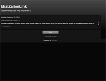 Tablet Screenshot of khaizarienlink.blogspot.com