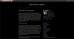 Desktop Screenshot of kayleigh-james-blog1.blogspot.com