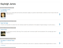 Tablet Screenshot of kayleigh-james-blog1.blogspot.com