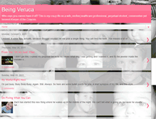 Tablet Screenshot of beingveruca.blogspot.com