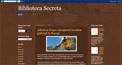 Desktop Screenshot of biblioteca-secreta.blogspot.com