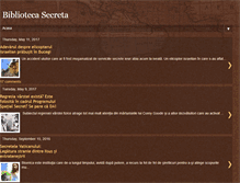 Tablet Screenshot of biblioteca-secreta.blogspot.com
