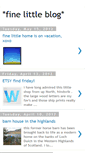 Mobile Screenshot of finelittlehome.blogspot.com