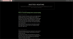 Desktop Screenshot of ductedheating.blogspot.com