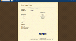 Desktop Screenshot of best-love-ever.blogspot.com