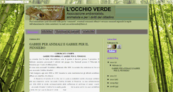 Desktop Screenshot of locchioverde.blogspot.com