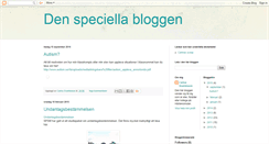 Desktop Screenshot of denspeciellabloggen.blogspot.com