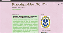 Desktop Screenshot of melor210122.blogspot.com