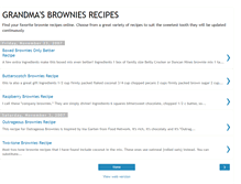 Tablet Screenshot of grandma-recipes-brownies.blogspot.com
