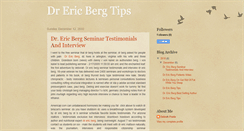 Desktop Screenshot of dr-eric-berg-tips.blogspot.com