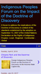 Mobile Screenshot of doctrineofdiscoveryforum.blogspot.com