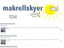 Tablet Screenshot of makrellskyer.blogspot.com