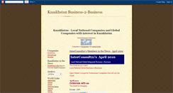 Desktop Screenshot of kazakhstan-business.blogspot.com