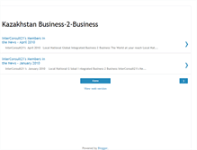 Tablet Screenshot of kazakhstan-business.blogspot.com