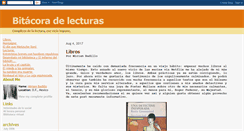 Desktop Screenshot of bitacoradelecturas.blogspot.com