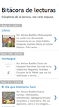 Mobile Screenshot of bitacoradelecturas.blogspot.com