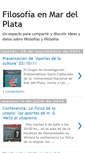 Mobile Screenshot of filosofiamdq.blogspot.com
