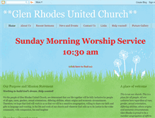 Tablet Screenshot of glenrhodesunitedchurch.blogspot.com