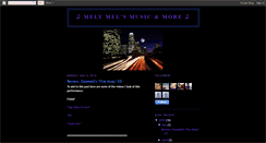 Desktop Screenshot of melymelsmusicandmore.blogspot.com