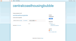 Desktop Screenshot of centralcoasthousingbubble.blogspot.com