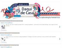 Tablet Screenshot of daqui-de-casa.blogspot.com