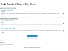 Tablet Screenshot of postagazetesi-tr.blogspot.com