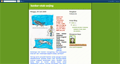 Desktop Screenshot of kanker-otak-anjing.blogspot.com